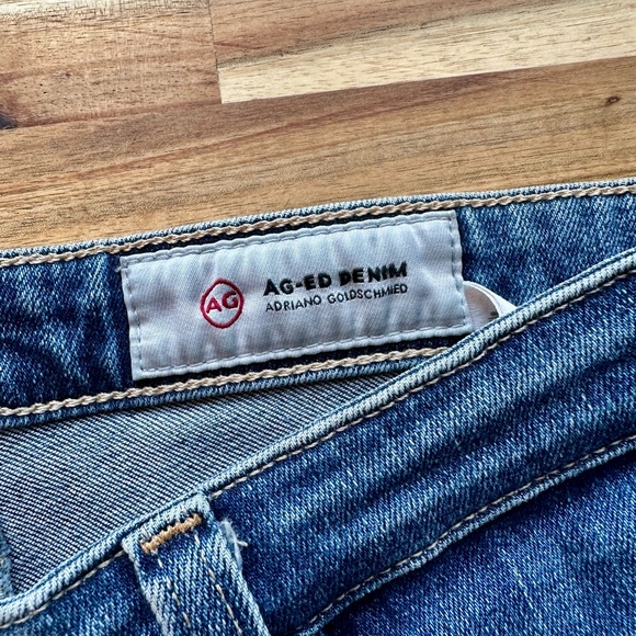 AG Super Skinny Ankle Blue Denim Jeans - Picture 7 of 9